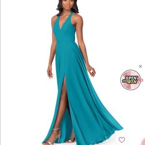 Azazie Amalfi Jade dress